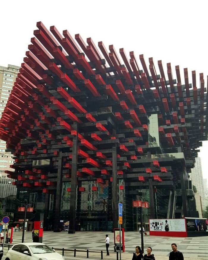 Một công trình kiến trúc độc đáo tại Trùng Khánh