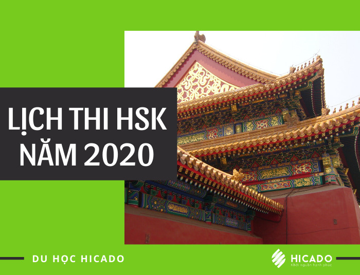 Lịch thi HSK năm 2020