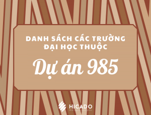Dự án 985 là gì?