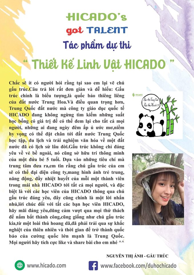 2 Gấu Trúc Nguyễn Thị Ánh (giải Yêu Thích Nhất)