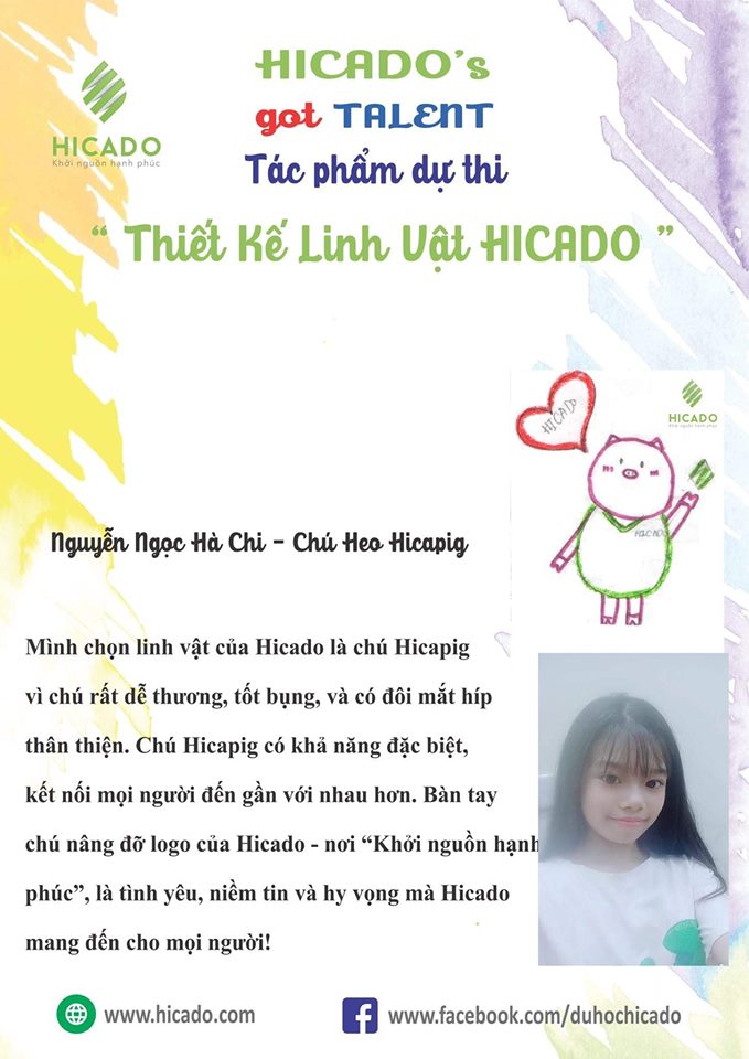 3 Hicami (hicapig) Nguyễn Ngọc Hà Chi (giải Thí Sinh Nhỏ Tuổi Nhất)