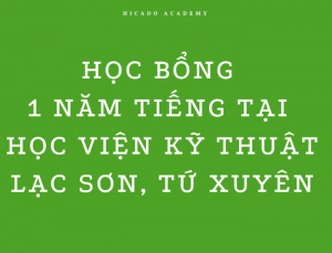 Học bổng Trung Quốc tại Học viện kỹ thuật Lạc Sơn