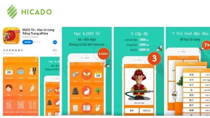 App Hoc Tieng Trung 6000 Word Fun Easy Learn. Min