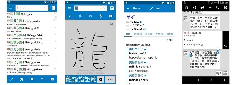 App Pleco Chinese Dictionary