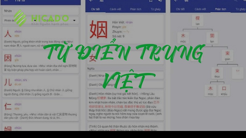 Top 8 Từ Điển Trung Việt Online - Offline Cho Iphone, Android, Máy Tính