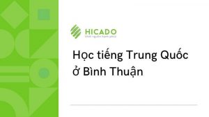 học tiếng trung quốc ở bình thuận
